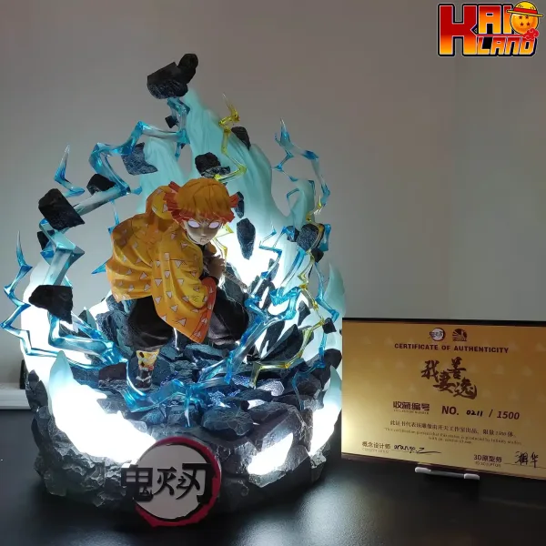 Kimetsu No Yaiba Zenitsu Infinity Studio Licensed Resin Statue 1