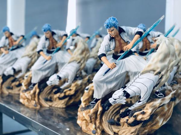 Bleach UNiQUE ART Studio Grimmjow Jeagerjaques Licensed Resin Statue