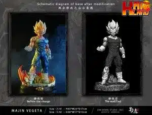 Dragon Ball DIM Majin Vegeta 2 versions Resin Statue