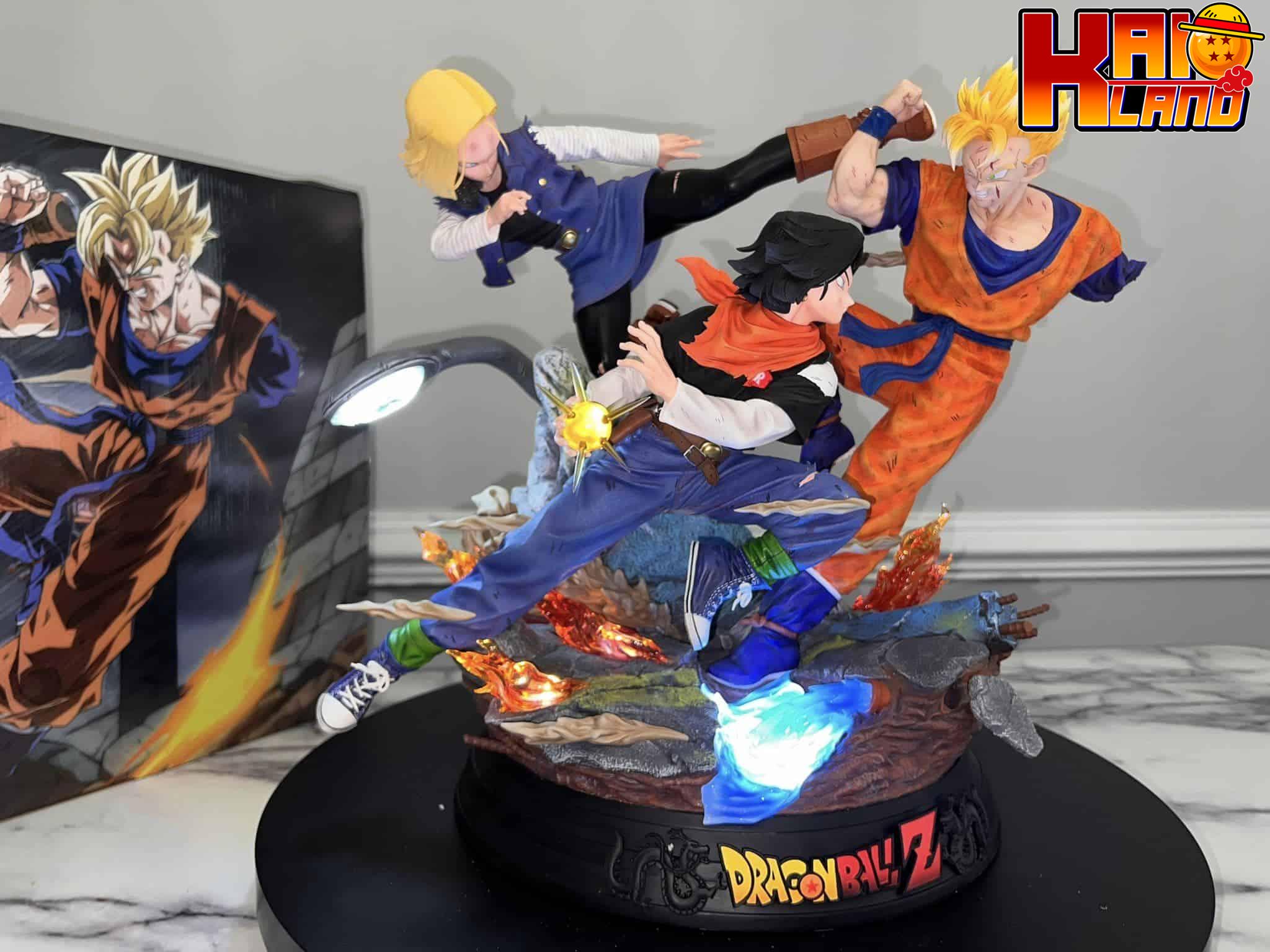 Dragon Ball KDC Gohan vs Androids Resin Statue