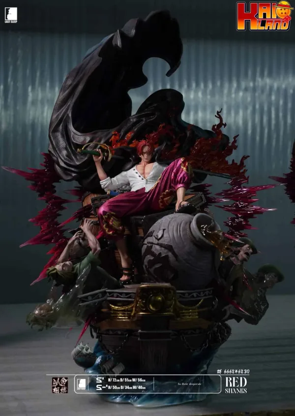 One Piece Last Sleep Shanks Red Hair Resin Statue - Kaioland