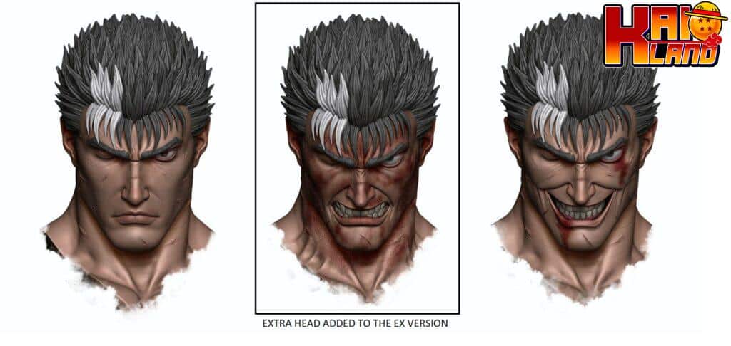 Statue Guts Berserk – Résine 61cm – Figurine Fanmade Artisanale – Occasion