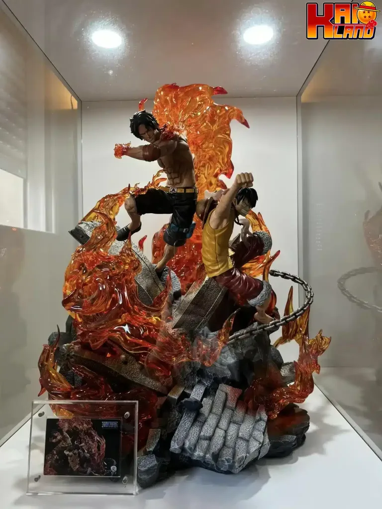 ruiResetーStudioルフィ ワンピース リュウ スタジオ ルフィ X エース ライセンス樹脂