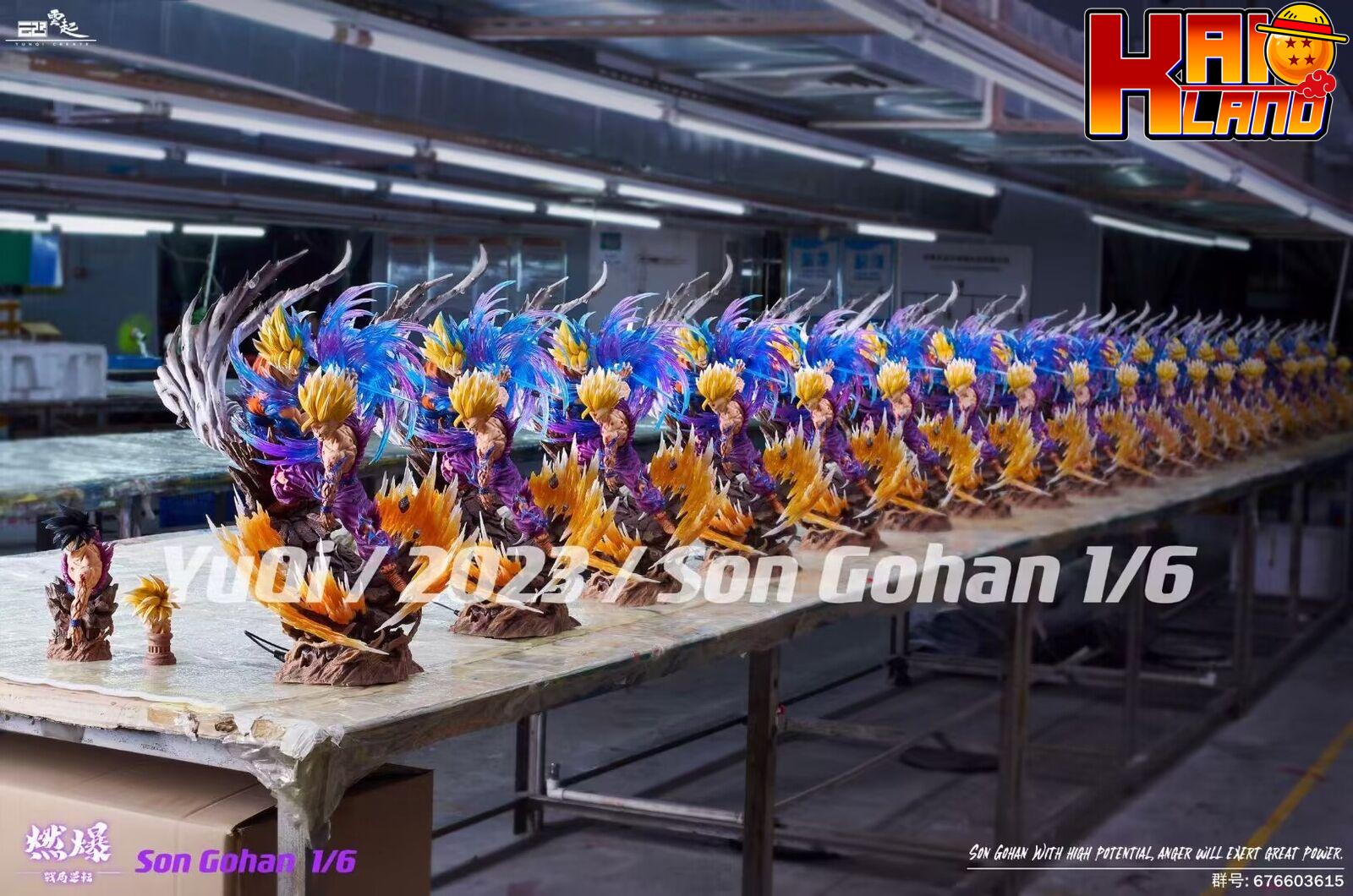 Dragon Ball Yunqi Studio Goku x Gohan Resin Statue