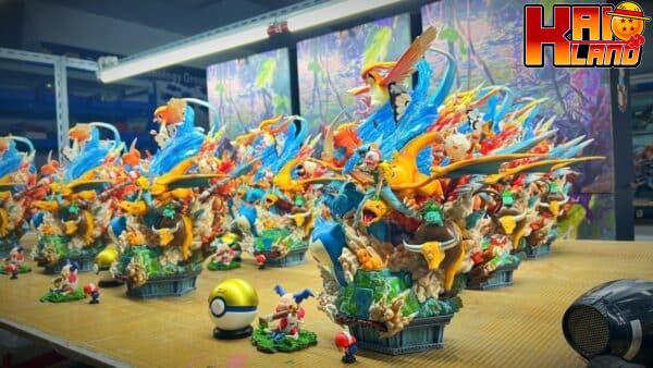 Pokemon AM studio Ash Ketchum Team Resin Statue 2