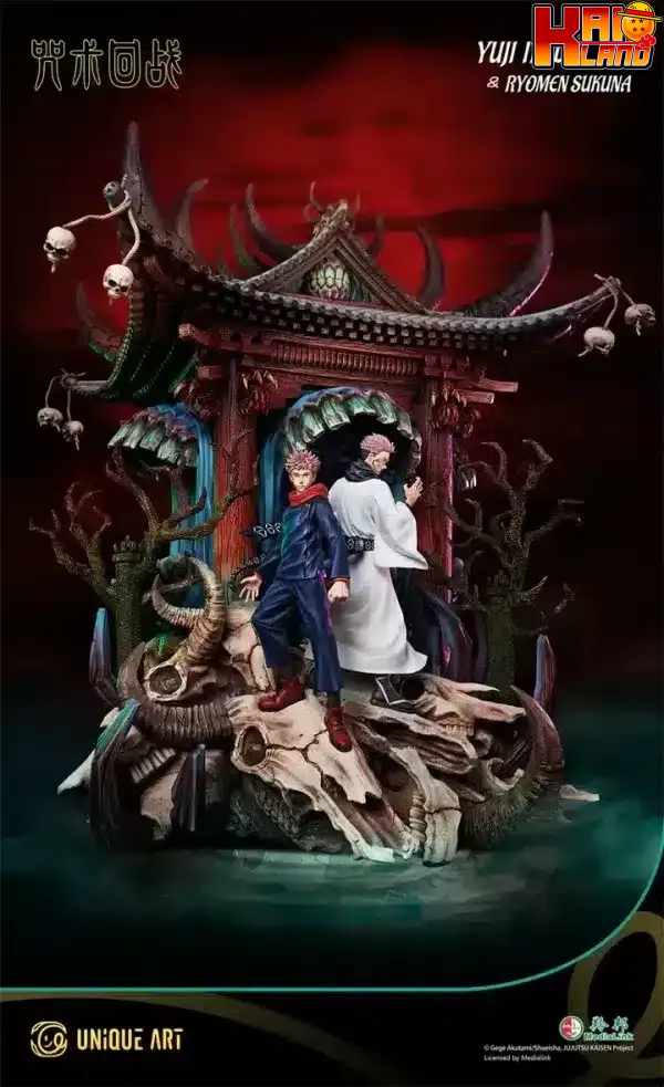Jujutsu Kaisen Unique ART Yuji Itadori X Ryomen Sukuna Resin Statue 2
