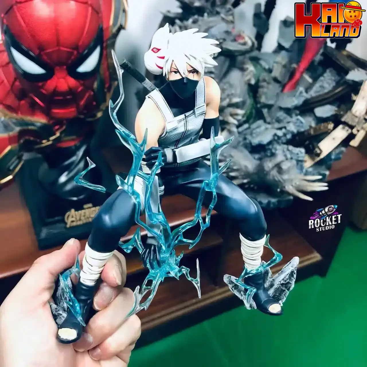 Naruto Rocket Panda Studio Kakashi Resin Statueing