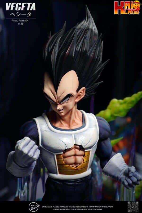 Dragon Ball White Hole Studio Namek Suit Vegeta Resin Statue 7