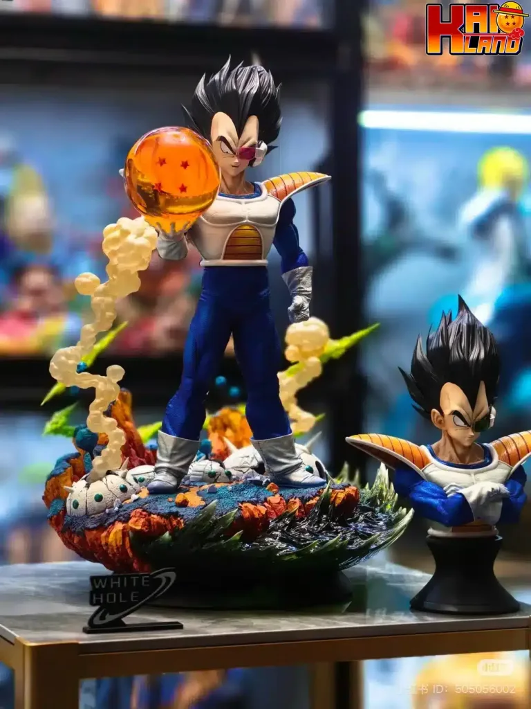 Dragon Ball White Hole Studio War Suit Vegeta Resin Statue EU WAREHOUSE