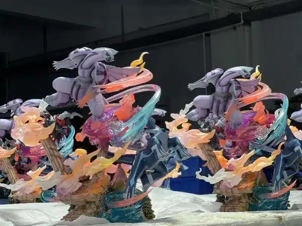 Pokemon Crescent Studio Palkia x Dialga Resin Statue