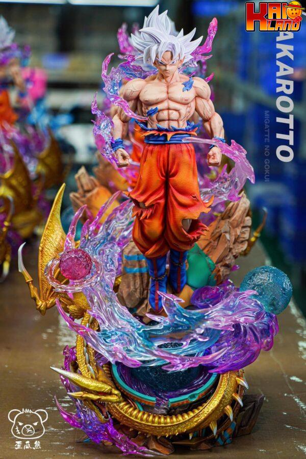 Dragon Ball Waigua Bear Studio Goku Ui Resin Statue 2