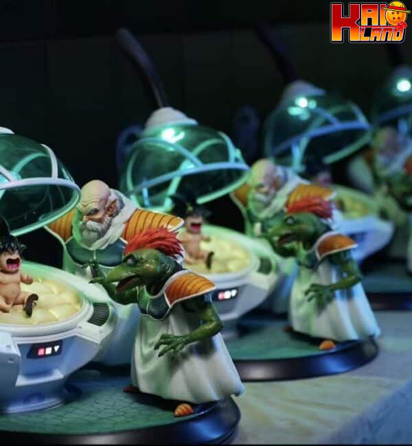 Dragon Ball White Hole Studio Kakaroto x Military Doctor x Tapejara Resin Statue 5