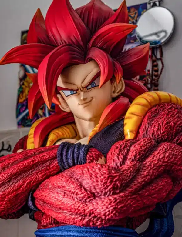 Dragon Ball ArmyAnt Studio SSJ4 Gogeta Bust Resin Statue 4