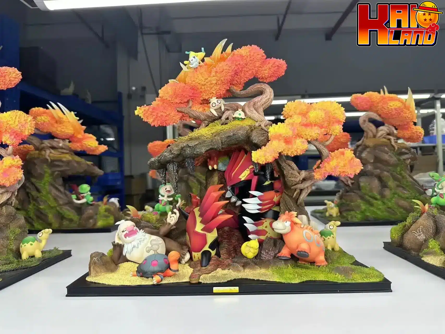 Pokemon Pc House Studio Groudon Resin Statue