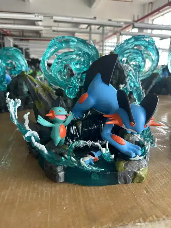 Pokemon Miko Studio Swampert Evolution Resin Statue