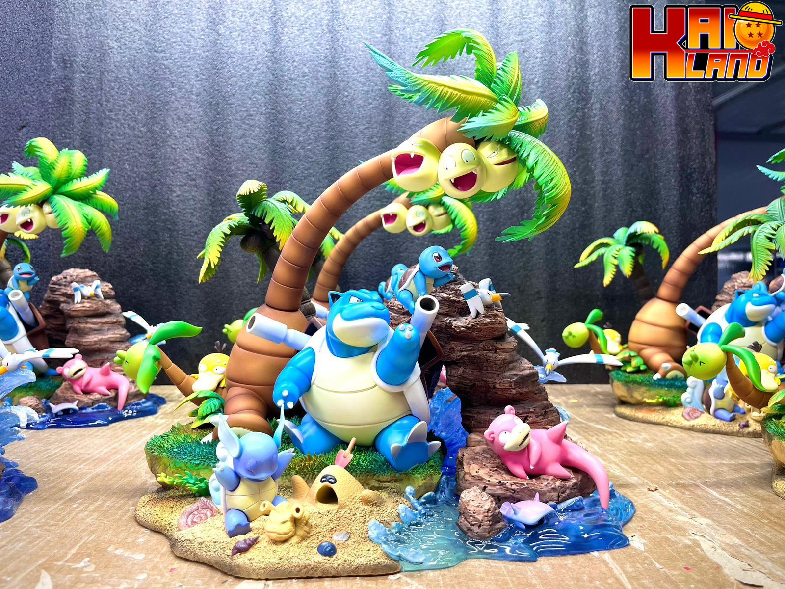 Pokemon Pc House Studio Blastoise Family Resin Statuekatakuri