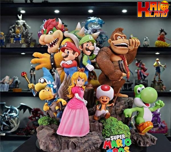 Mario Bros JOY Station YHAHA Studio Mario Film Resin Statue
