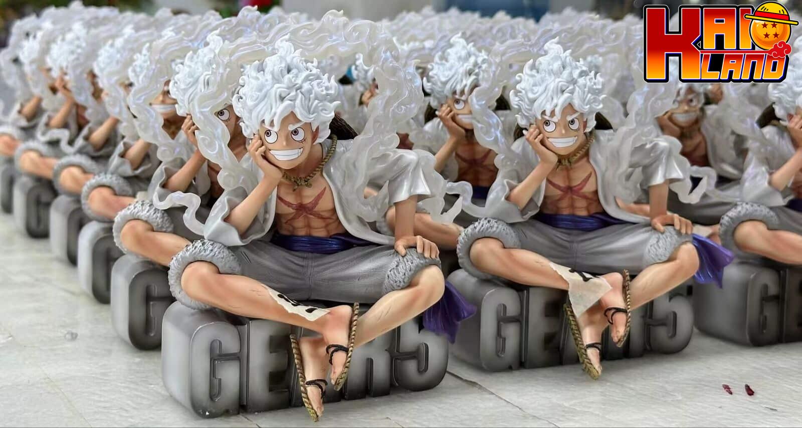 はろはろBrainHoleーStudioルフィ　ギア5 Laughing Gear 5 Nika Monkey D. Luffy - ONE PIECE Resin