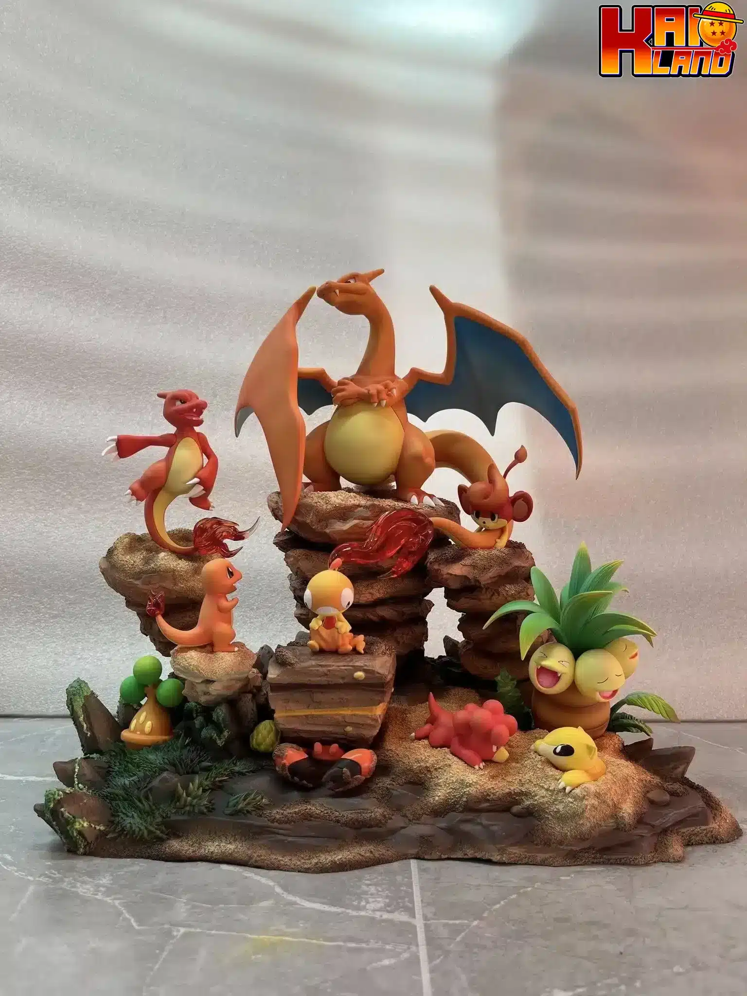 Pokemon PcHouse studio Charizard Family Resin Statue