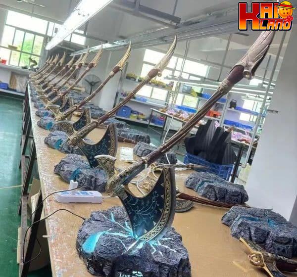 God of War Panda Studio Leviathan Tomahawk Resin Statue