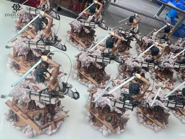 Attack on Titan Zodiakos Studio Mikasa Ackerman Licensed Resin Statue 2