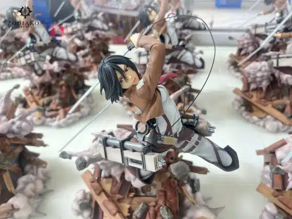 Attack on Titan Zodiakos Studio Mikasa Ackerman Licensed Resin Statue 4