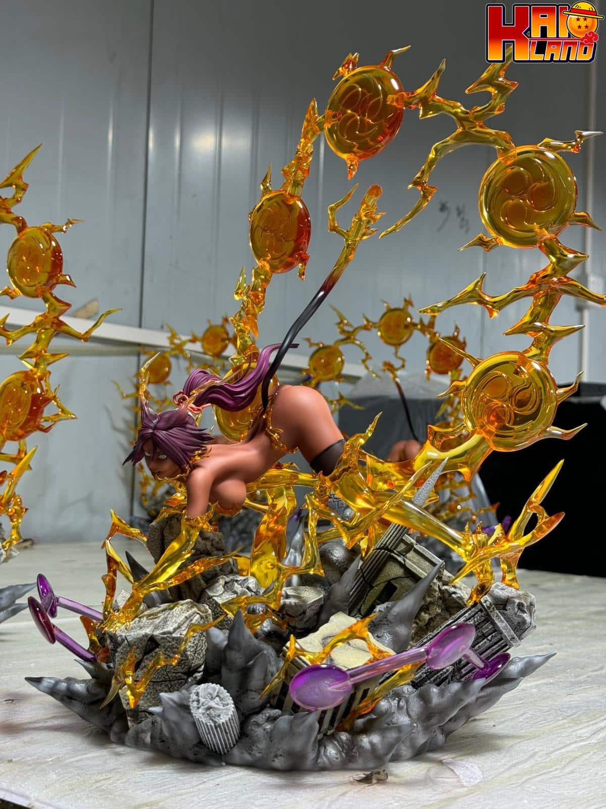 Bleach Blood Night Studio Shihouin Yoruichi Resin Statue