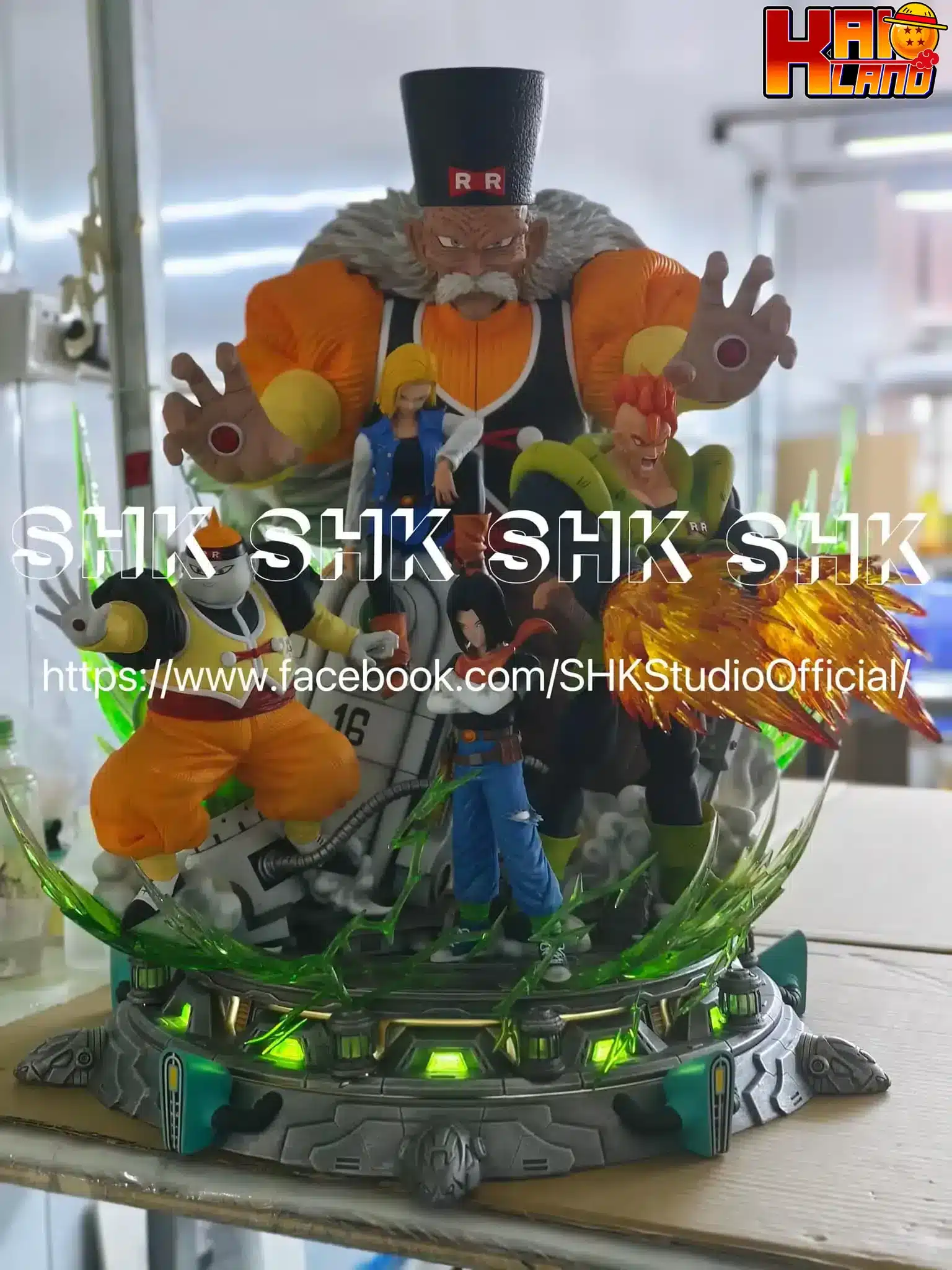 Dragon Ball SHK Studio One Lifetime Series No 6 Androids Resin Statue