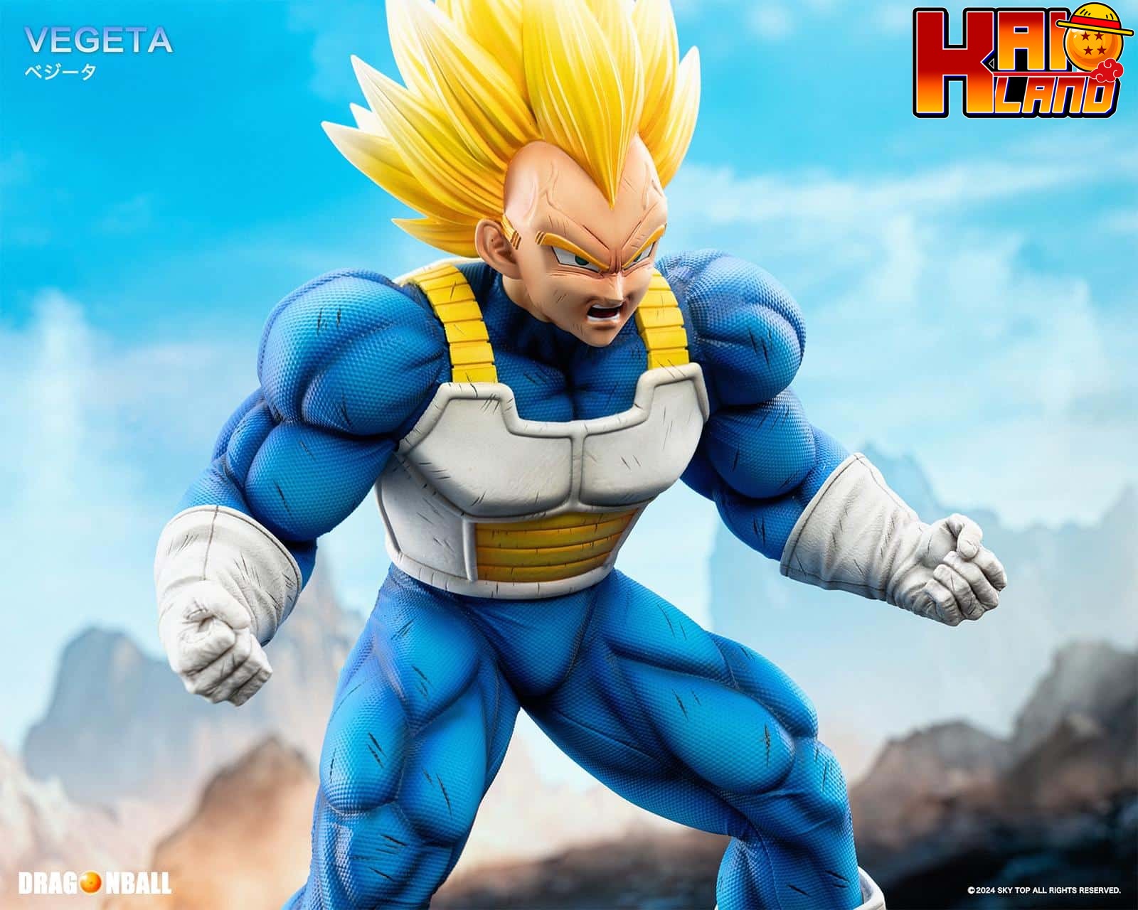Dragon Ball Sky Top Studio Muscle Vegeta Resin Statue