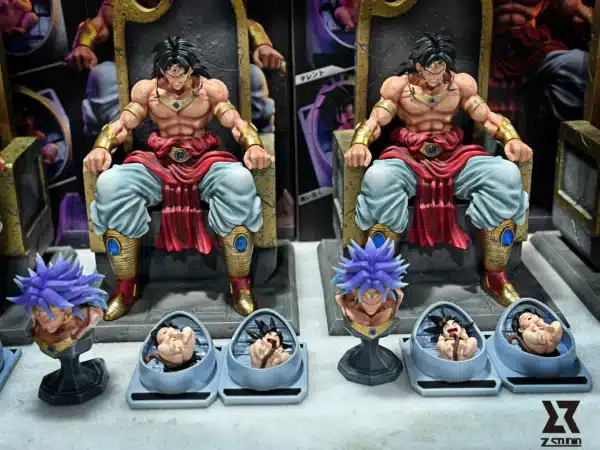 Dragon Ball Z Studio Sitting Broly Resin Statue 1