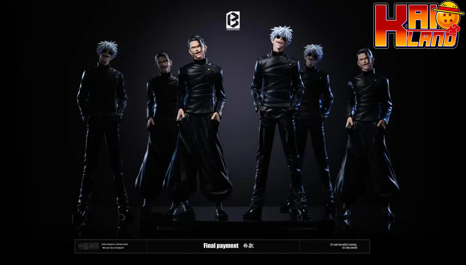 Jujutsu Kaisen OOTD Studio Satoru Gojo x Geto Suguru Resin Statue