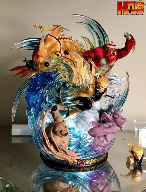 Naruto UTS Studio Naruto Nine Tails Chakra Mode Resin Statue 1 jpg