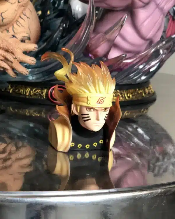 Naruto UTS Studio Naruto Nine Tails Chakra Mode Resin Statue 4