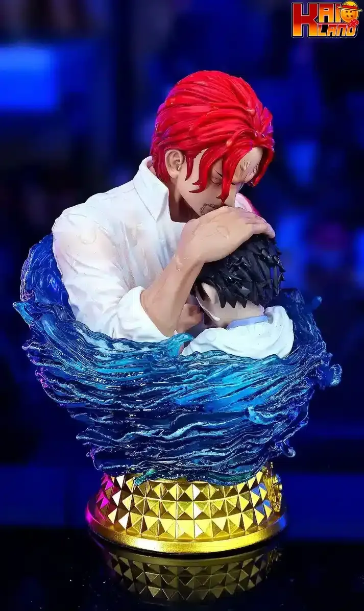 One Piece Monkey D Studio Shanks x Luffy Resin Statue