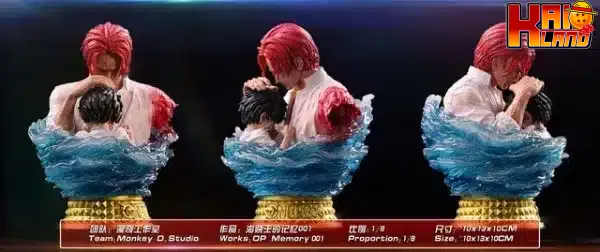One Piece Monkey D Studio Shanks x Luffy Resin Statue 4