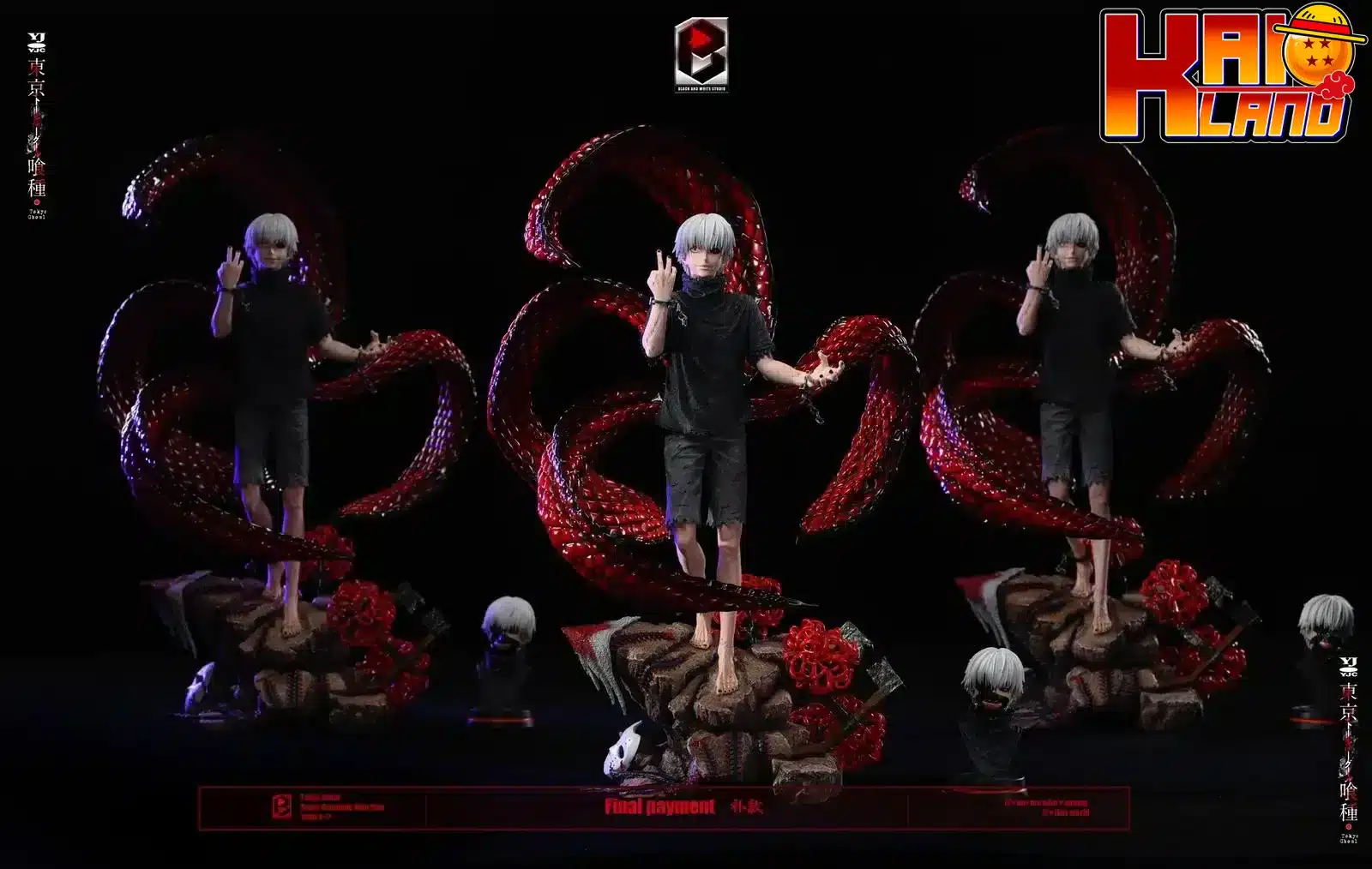 Tokyo Ghoul BW Studio Kaneki Ken Resin Statue