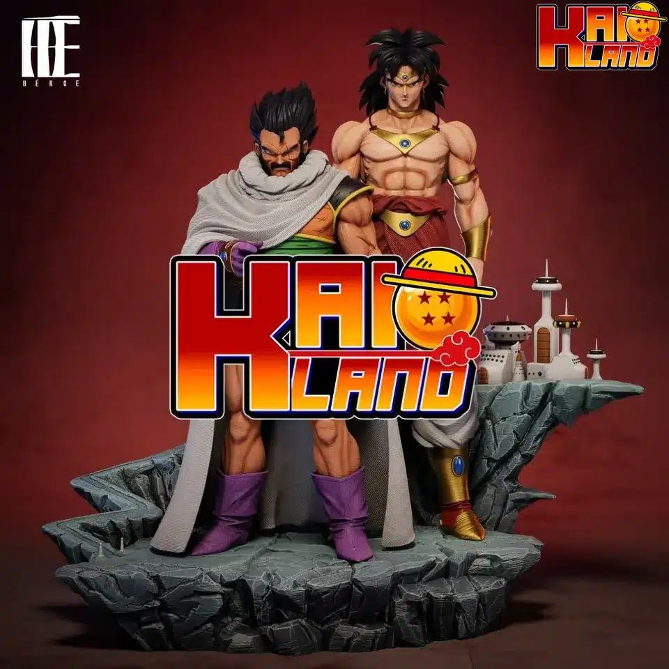 Dragon Ball Heroe Collectibles Broly x Paragus Resin Statue