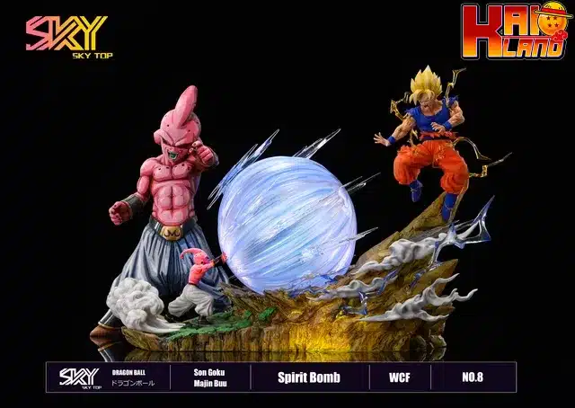 Dragon Ball Sky Top Studio WCF Goku vs Buu Resin Statue