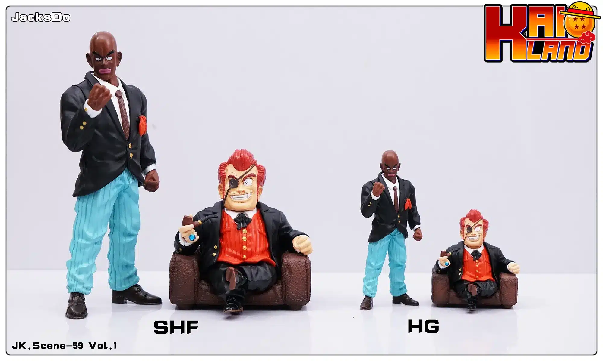 Dragon Ball JacksDo Studio Vol 1 Red Ribbon Black and Red Resin Statue DANA EU WAREHOUSE