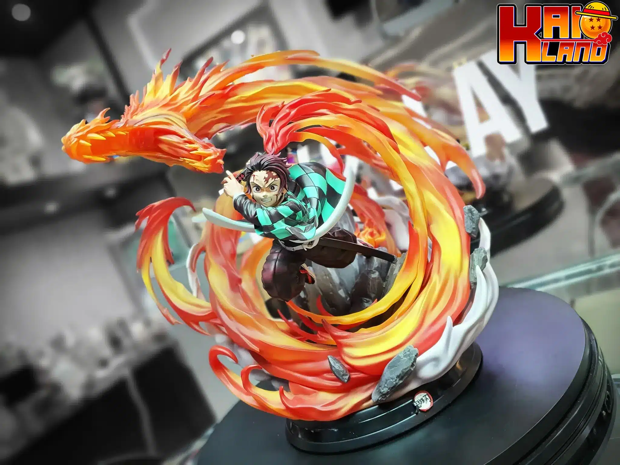 Kimetsu No Yaiba Magic Cube Tanjiro Resin statue