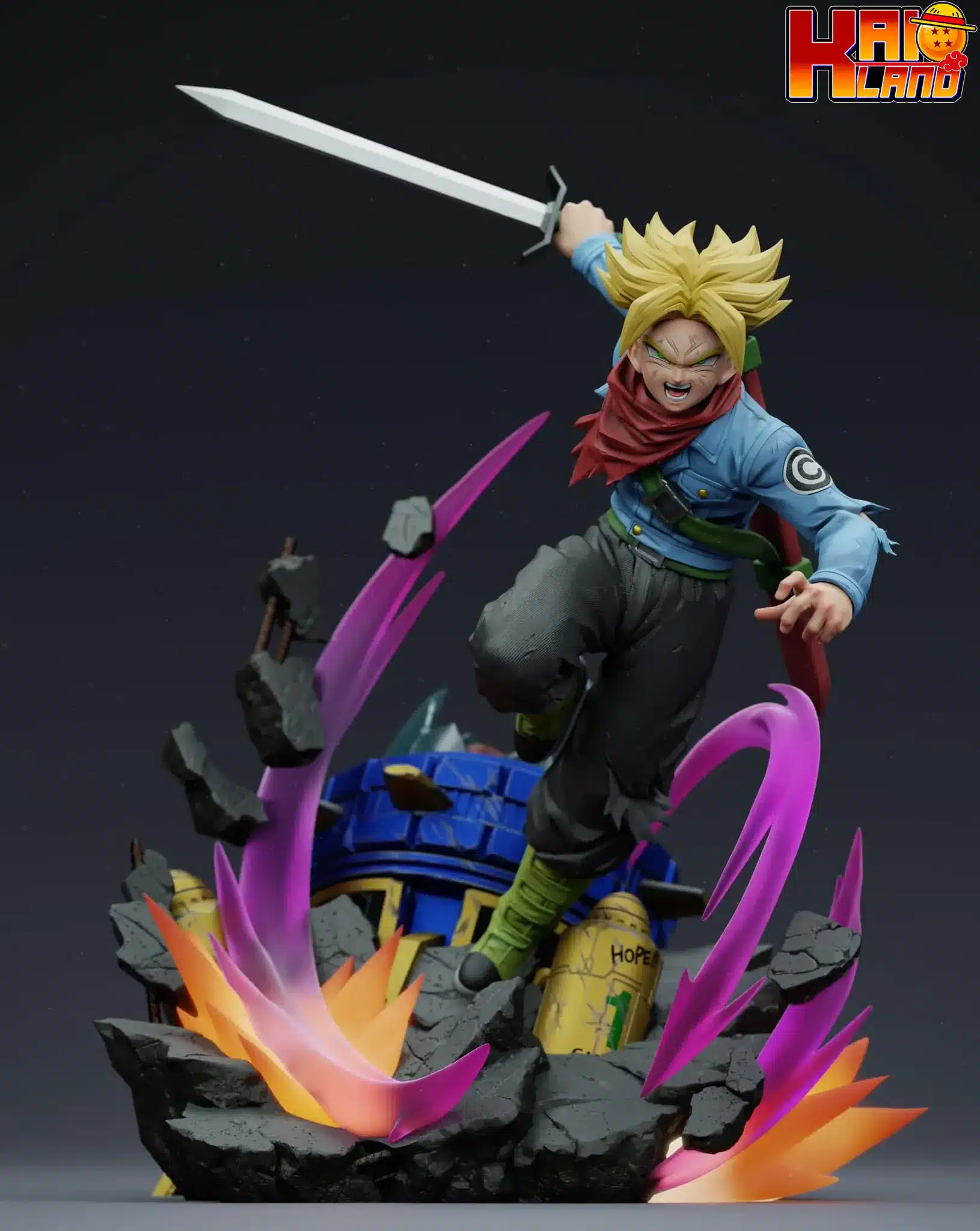 Dragon Ball Player 1 Future Trunks Resin Statue - Kaioland