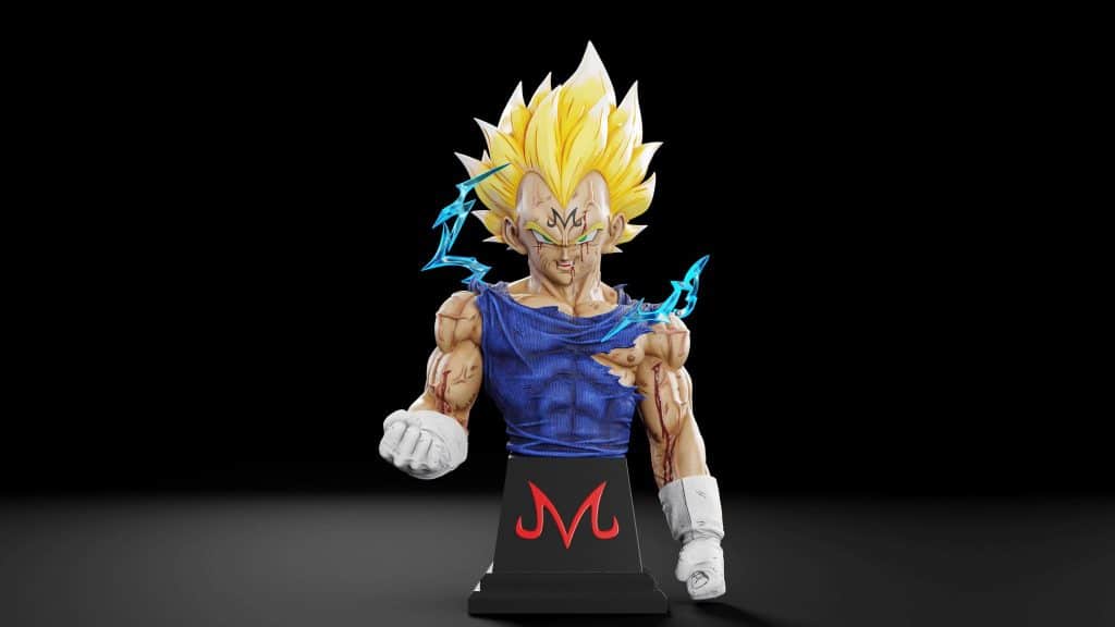 DRAGON BALL Z Statue Vegeta Super Saiyan Prime 1 Studio Deluxe