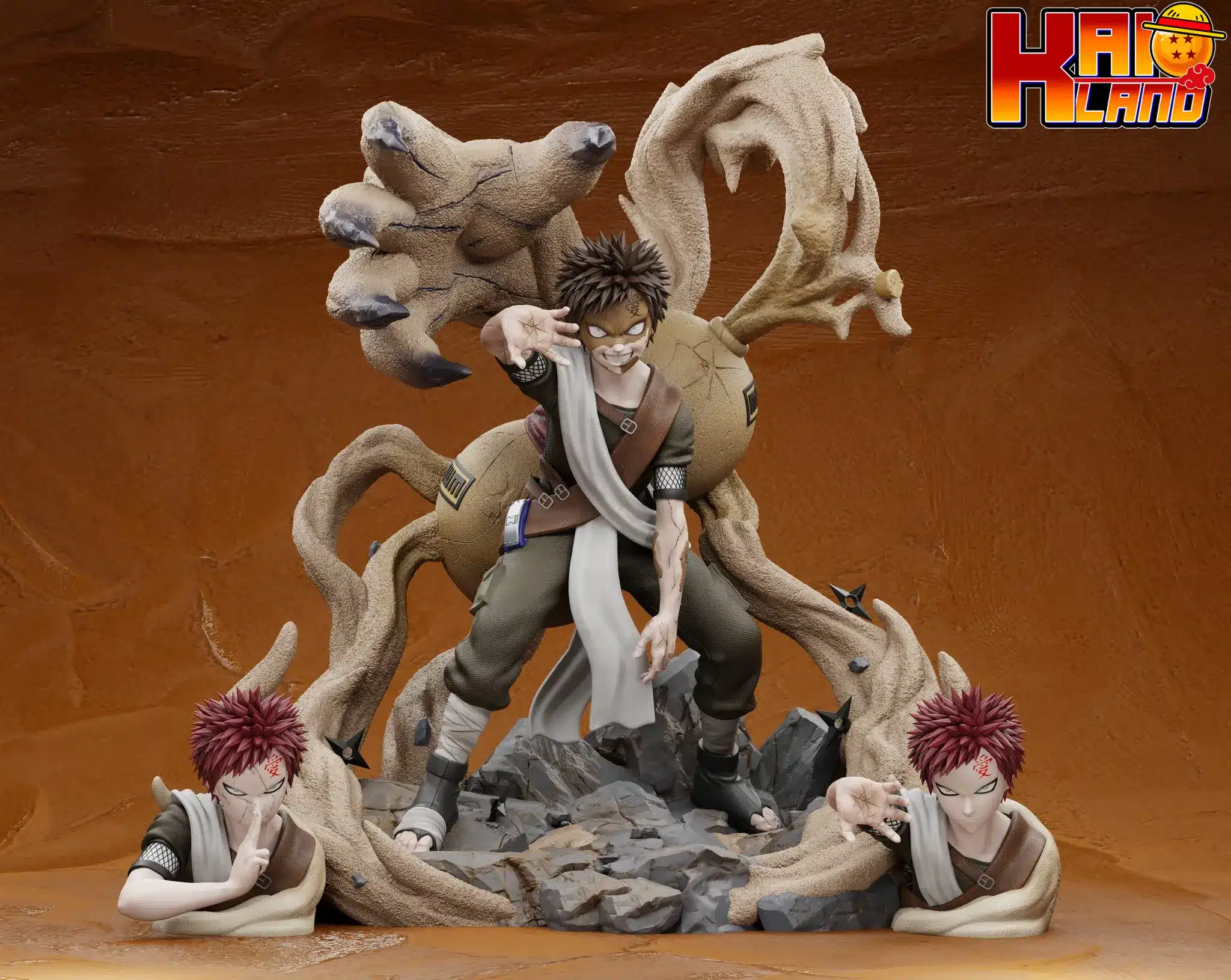 Naruto Player 1 Gaara Resin Statue