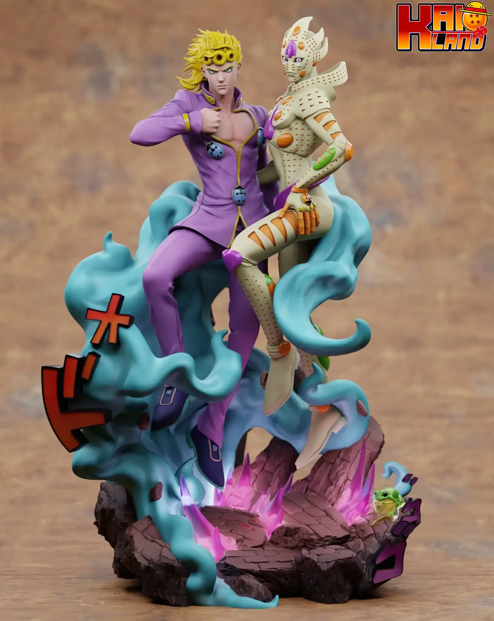 JoJo's Bizarre Adventure Giorno Giovanna and GER Player 1 Studio Resin Statue