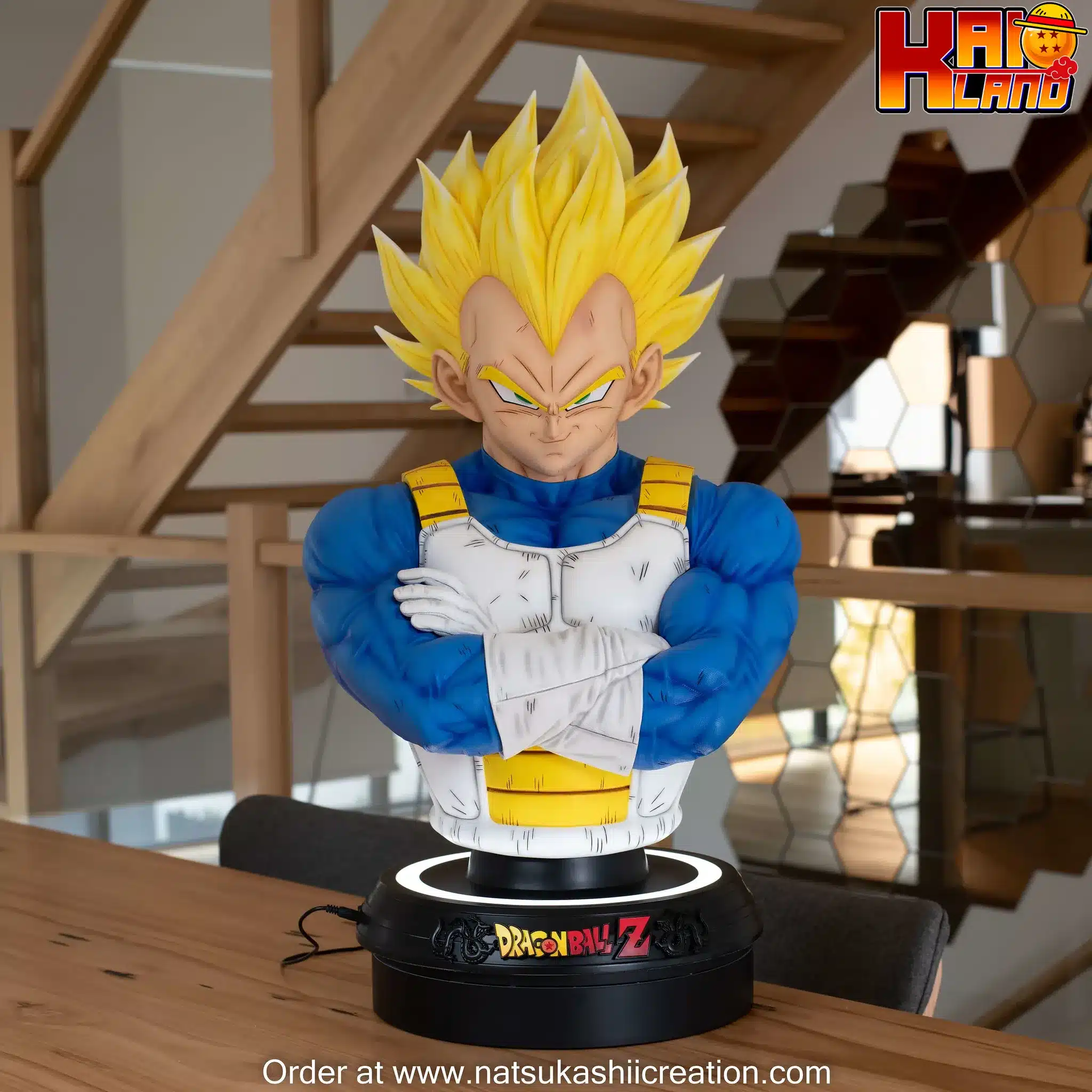 KDドラゴンボールZ ゴジータ バストフィギュア 1:1スケール LED付き - メルカリ