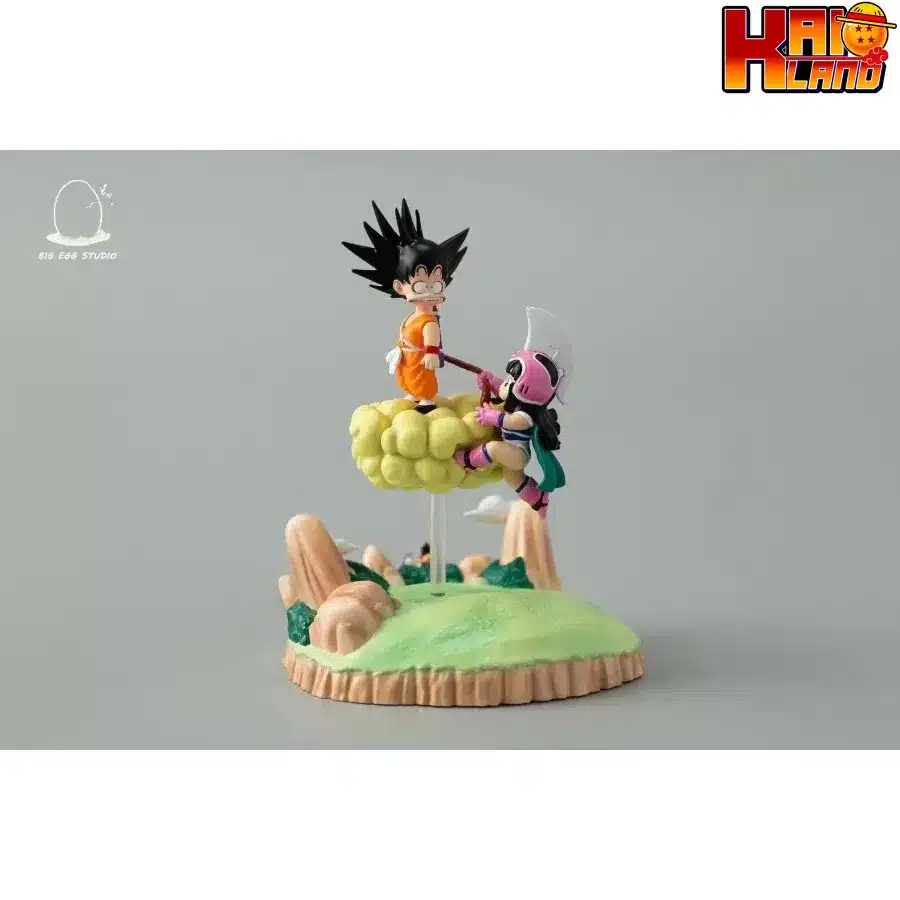 Dragon Ball Big Egg Studio Goku and Chichi Resin Statue