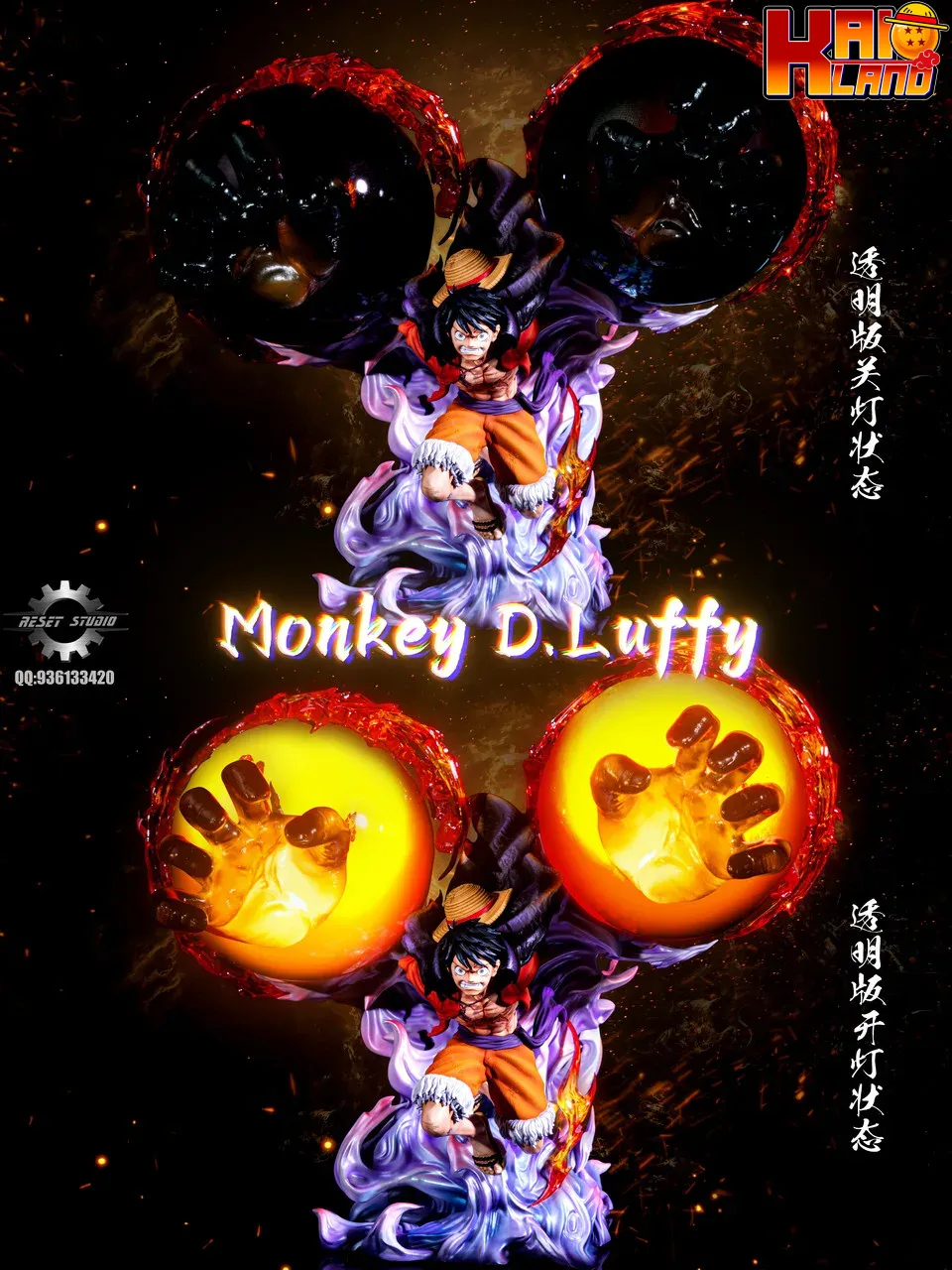 Gear 4 Luffy with LED - Reset Studio [Pre-sale] - Siriusfigure