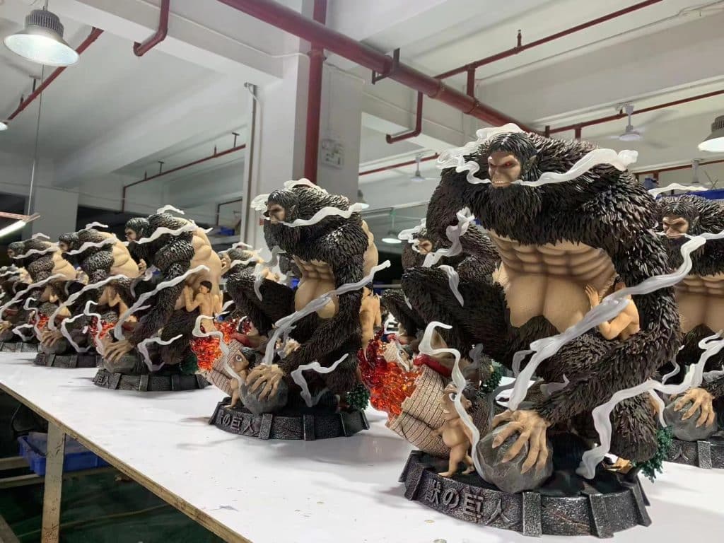 Attack On Titan Giant Studio Giant Beast Titan Resin Statue - Kaioland