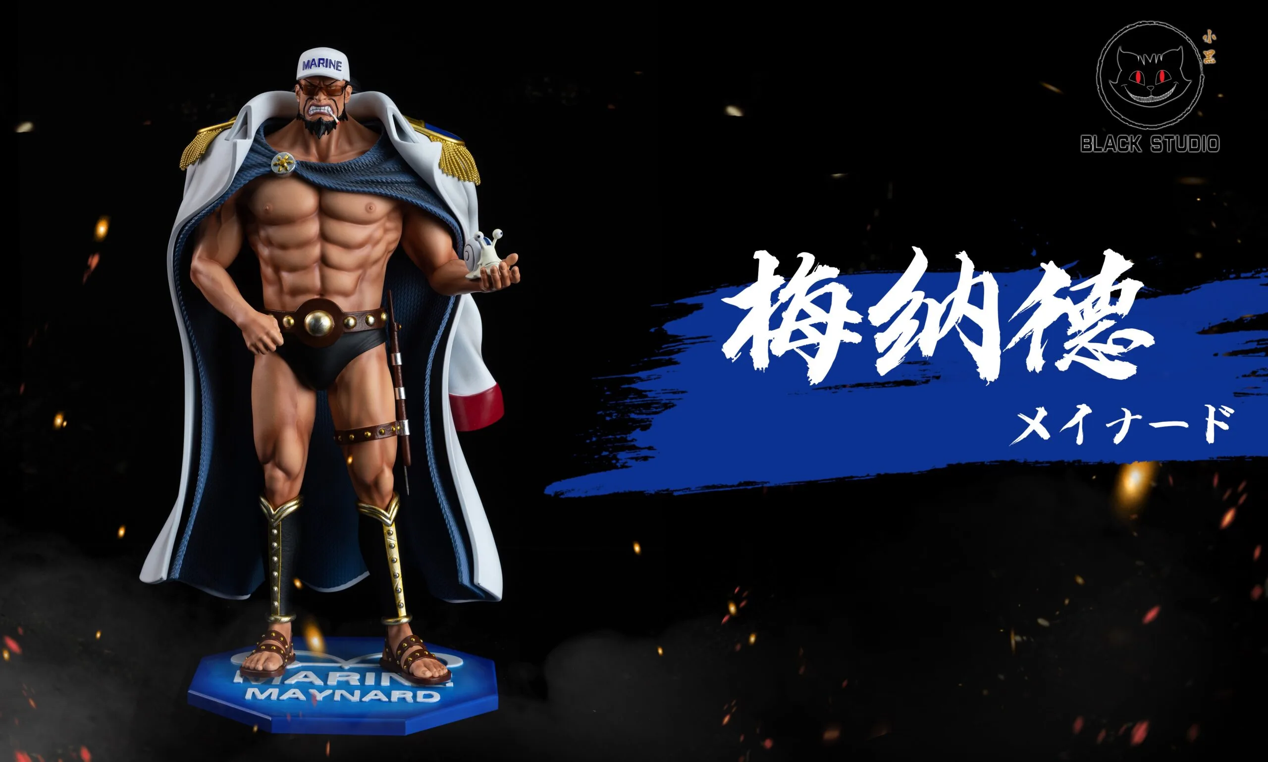One Piece Black Studio Maynard x Gumir Resin Statue
