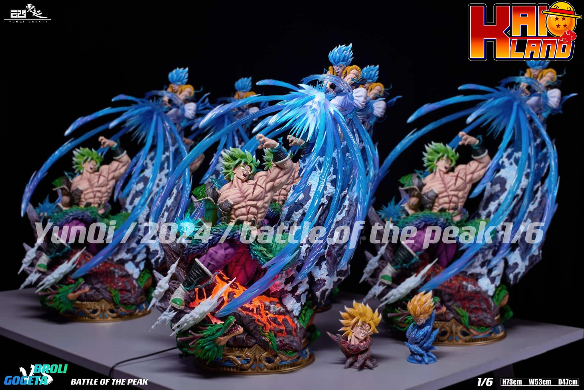 Dragon Ball YunQi Studio Broly Vs Gogeta Resin Statue